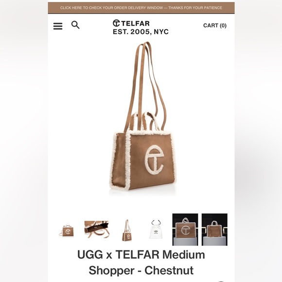 Telfar Bags Ugg Telfar Medium Tote Bag Chestnut Poshmark